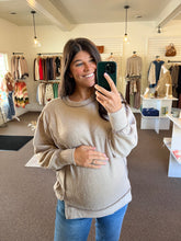Load image into Gallery viewer, Megan Brushed Sweater - Ash Mocha
