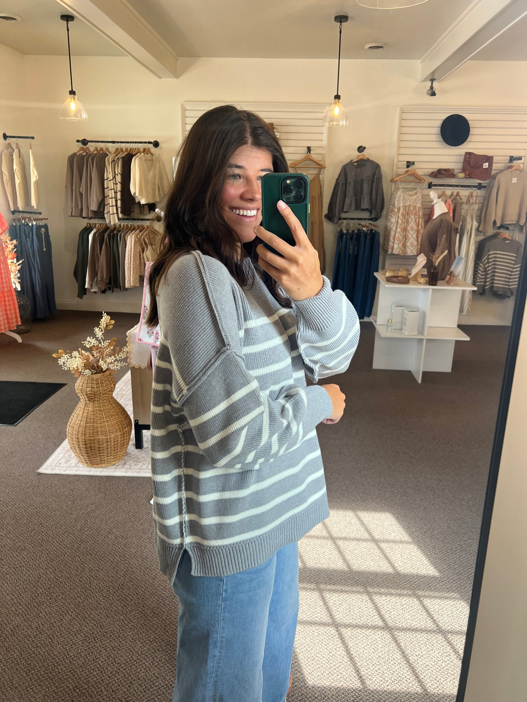 Oversized Jenny Stripe Sweater