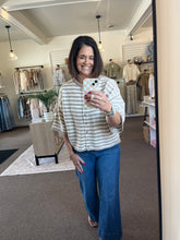 Load image into Gallery viewer, Sandstone Striped Knit Cardigan
