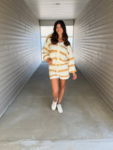 Load image into Gallery viewer, Maggie mustard striped set
