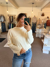 Load image into Gallery viewer, Ursula Ribbed Knit Top -Cream
