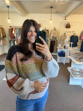 Load image into Gallery viewer, Rylee Multi Strip Sweater
