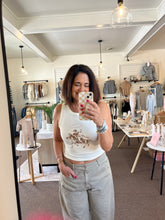 Load image into Gallery viewer, Rodeo Ready Cream Tank
