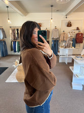 Load image into Gallery viewer, Josie Contrast Trim Sweater
