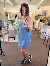 Load image into Gallery viewer, Prairie Charm Denim Dress
