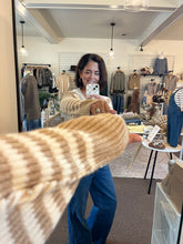 Load image into Gallery viewer, Maddie Stripe Sweater Cardigan
