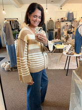 Load image into Gallery viewer, Maddie Stripe Sweater Cardigan
