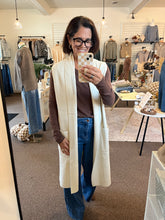 Load image into Gallery viewer, Almond Sleeveless Cardigan
