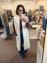 Load image into Gallery viewer, Almond Sleeveless Cardigan
