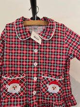 Load image into Gallery viewer, Plaid Santa Pajamas
