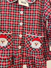 Load image into Gallery viewer, Plaid Santa Pajamas
