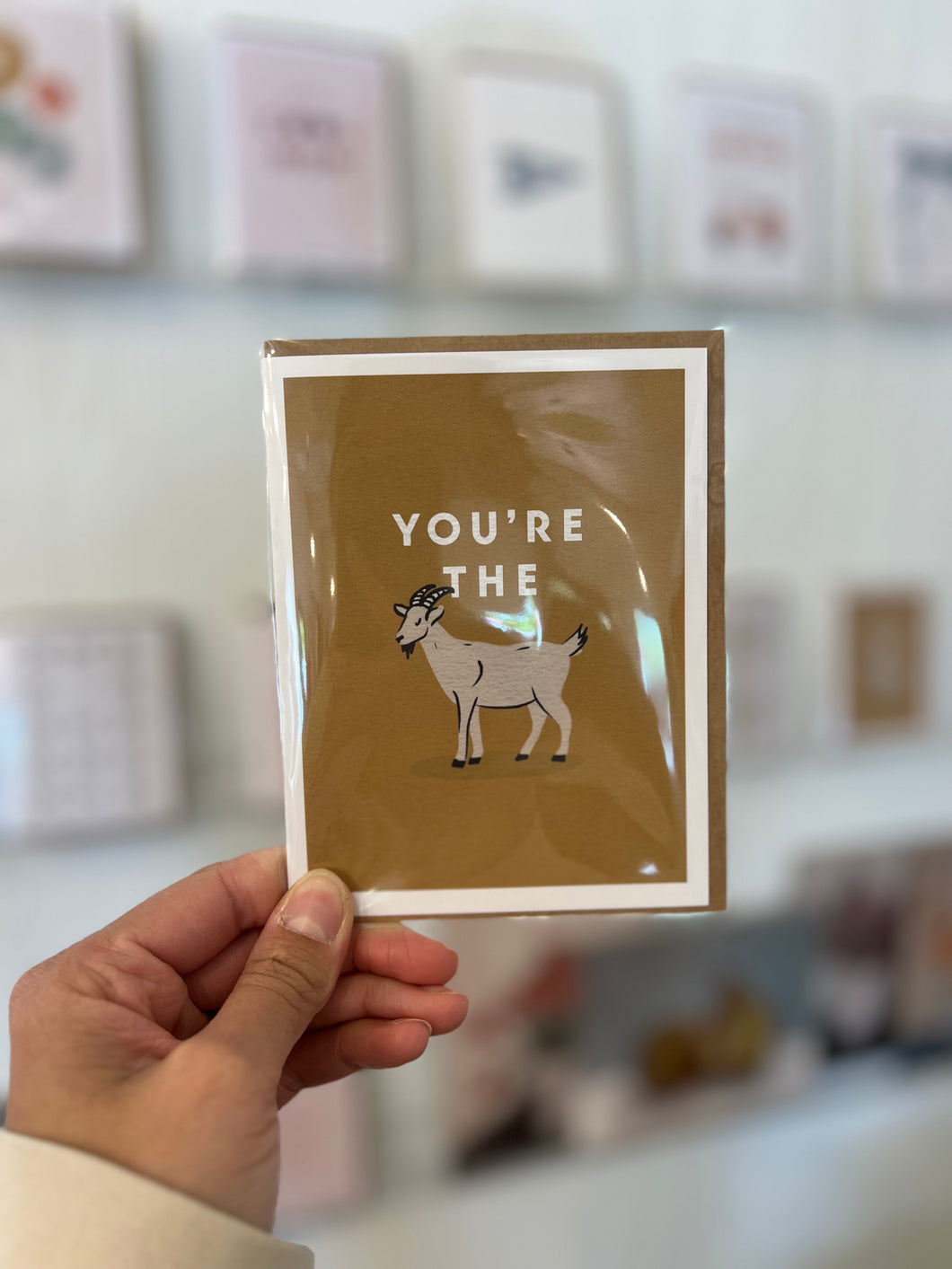 You're The Goat Card