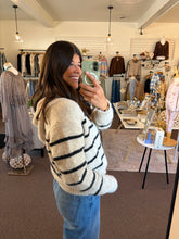 Load image into Gallery viewer, Double Zip Stripe Cardigan

