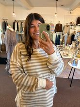 Load image into Gallery viewer, Stripe Waffle Top
