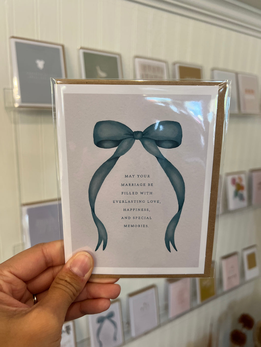 Marriage Bow Card