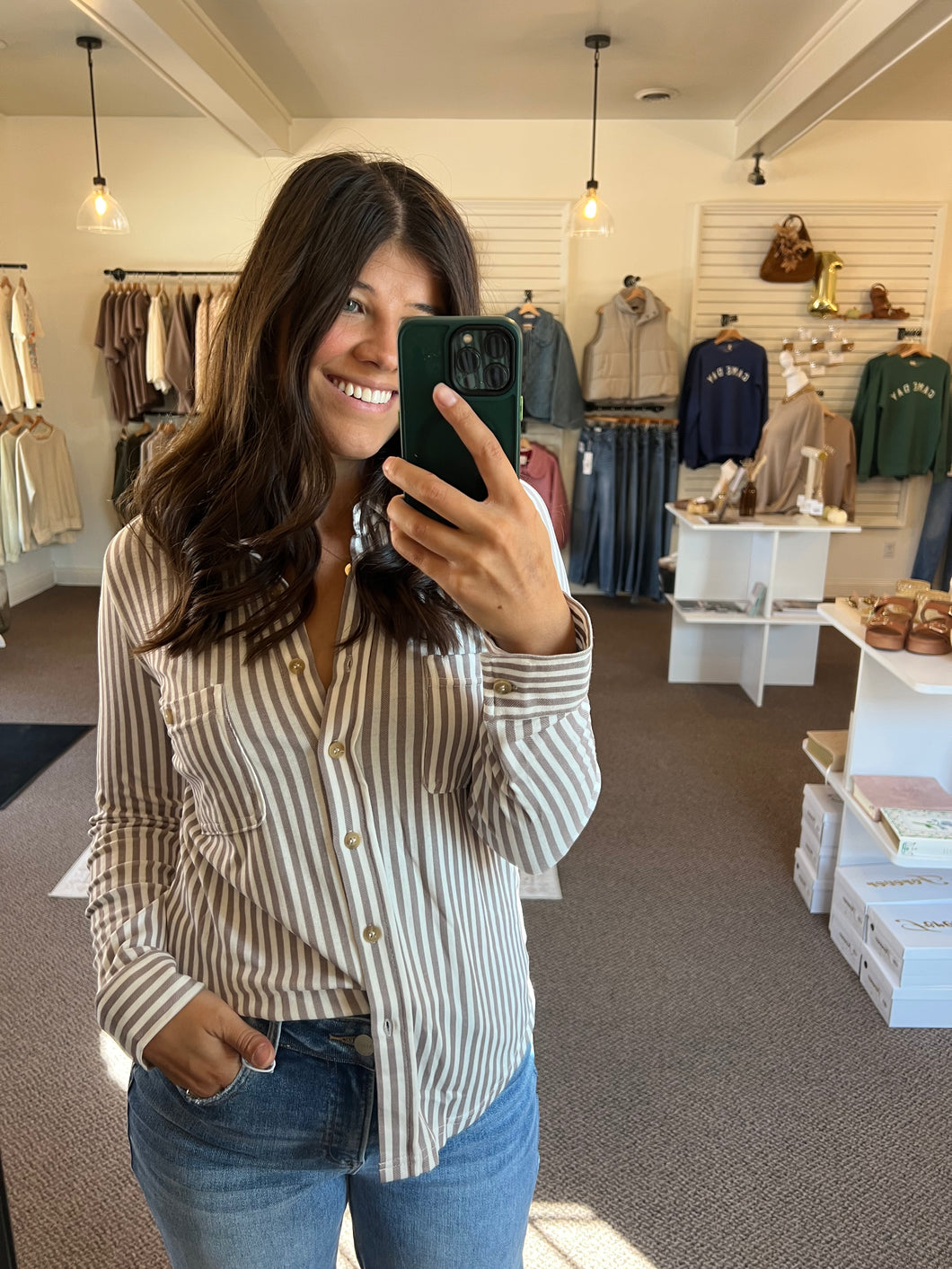 Nova Stripe Top