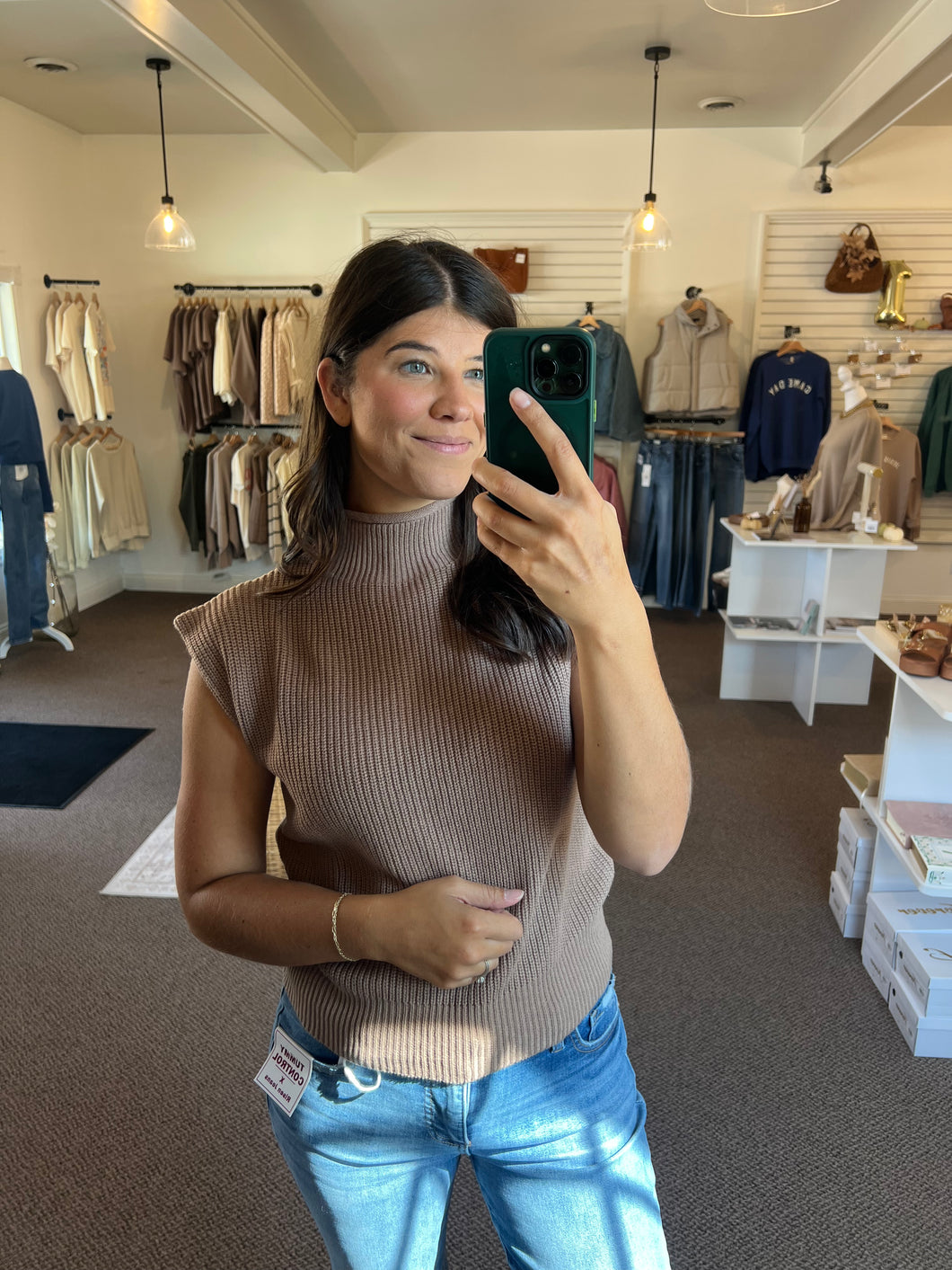 Delilah Mock Neck Sweater