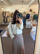 Load image into Gallery viewer, Wren Midi Skirt - Khaki
