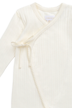Load image into Gallery viewer, Organic Cotton Pointelle Estelle Onepiece - Parchment
