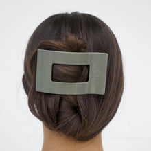 Load image into Gallery viewer, Teleties Large Rectangle Clip - Olive
