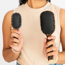 Load image into Gallery viewer, Mini Detangler Hair Brush for Medium Hair - Tortoise
