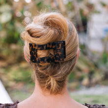 Load image into Gallery viewer, Teleties Large Rectangle Clip - Tortoise
