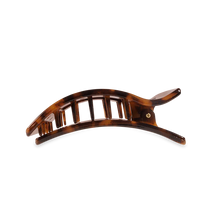 Load image into Gallery viewer, Tortoise Medium Flat Rectangle Hair Clip
