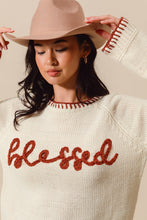 Load image into Gallery viewer, Blessed Thanksgiving Sweater
