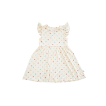 Load image into Gallery viewer, Bamboo Short Sleeve Twirl Dress - Sunlit Daisy
