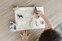 Load image into Gallery viewer, Farm Animals Wooden Puzzle
