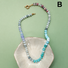 Load image into Gallery viewer, Blue Natural Stone Necklace
