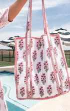 Load image into Gallery viewer, Morning Glory | Regular Quilted Tote Bag 
