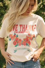 Load image into Gallery viewer, Marigold Give Thanks Fall Graphic Tee
