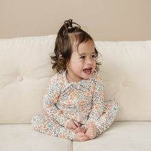 Load image into Gallery viewer, Darling Ditsy Bamboo Zippy Floral Baby Pajamas Summer
