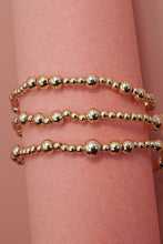Load image into Gallery viewer, Gold Ball Bracelet Set

