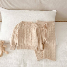 Load image into Gallery viewer, Ivory Cable Knit Set
