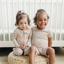 Load image into Gallery viewer, Darling Ditsy Bamboo Zippy Floral Baby Pajamas Summer
