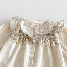 Load image into Gallery viewer, Baby Floral Ruffle Eyelet Lace Jumpsuit
