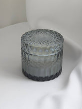 Load image into Gallery viewer, Luxe Candle Collection: Blue Glass Jar
